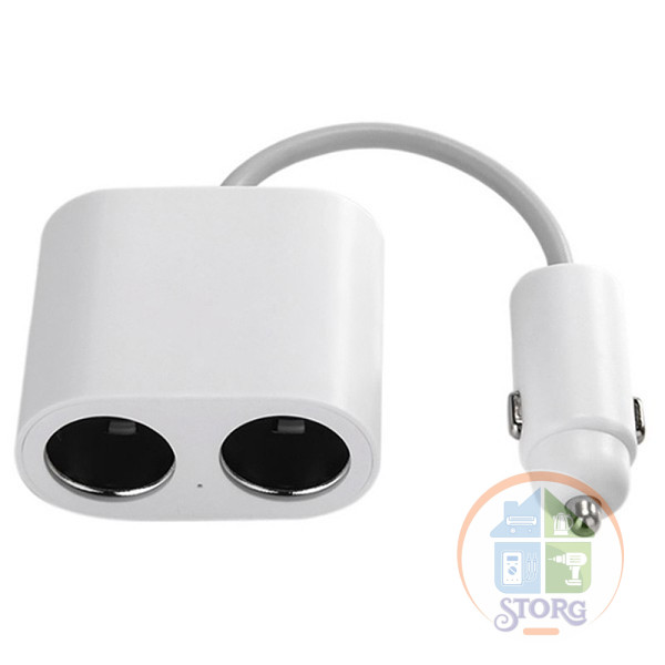 Делитель прикуривателя АЗУ Xiaomi Roidmi 2S Splitter 1 to 2 Charging Port (white)