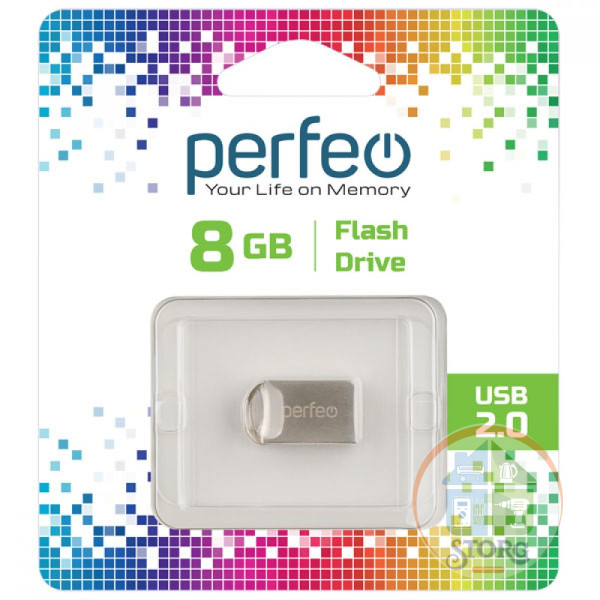 Perfeo USB 8GB M09 Metal Series