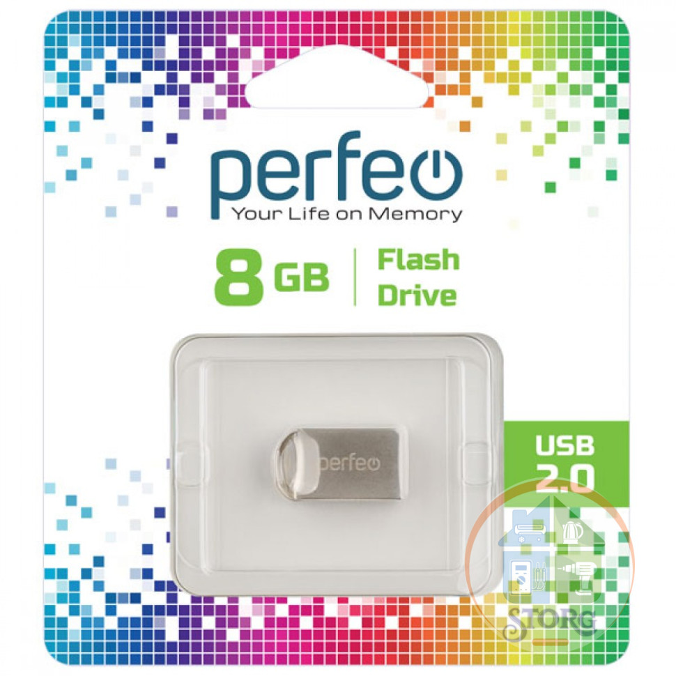 Perfeo USB 8GB M09 Metal Series