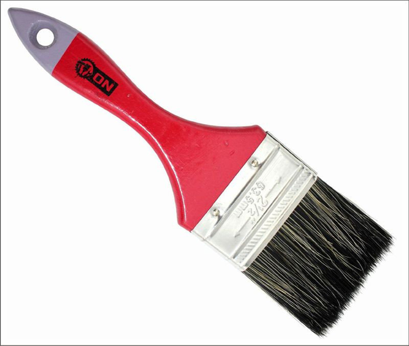 Кисть малярная плоская "Микс" смеш. щетина 4"(100мм) дер.ручка, ON