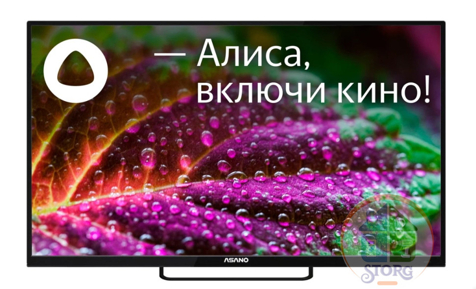 42" Телевизор ASANO 42LF8120T черный 1920x1080, Full HD, 60 Гц,  Wi-Fi, SMART TV, Яндекс ТВ