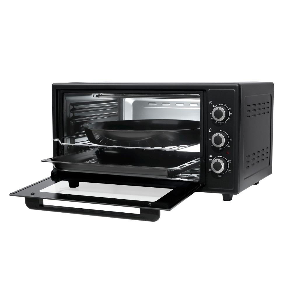 Духовой шкаф OASIS everywhere M-50CB1, Черный, 50л, 1600Вт, Конвекция, 5 реж., 50-250℃, таймер