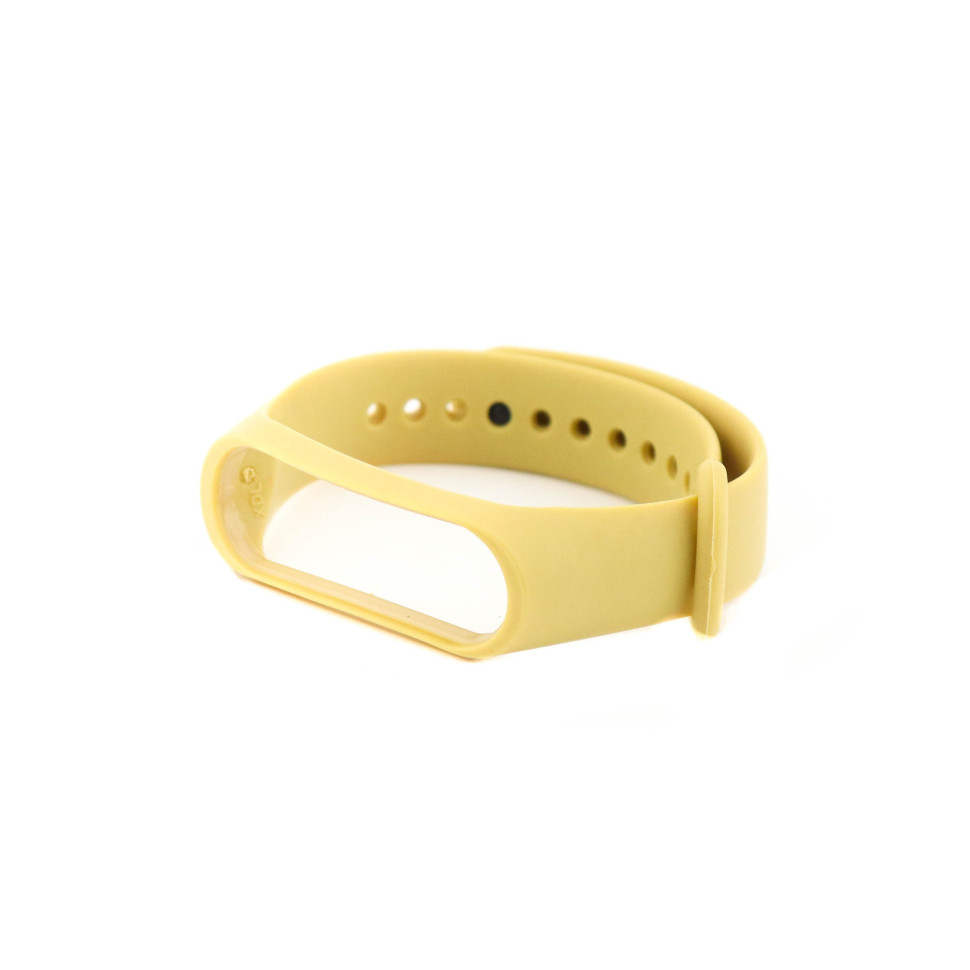 Силиконовый ремешок Xiaomi для Mi Band 4/3 оливковый