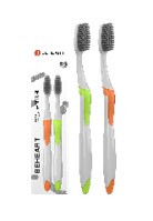 Набор Зубная щётка Xiaomi BEHEART Carbon Wire Gingival Protection Toothbrush (2шт) средняя жестк.