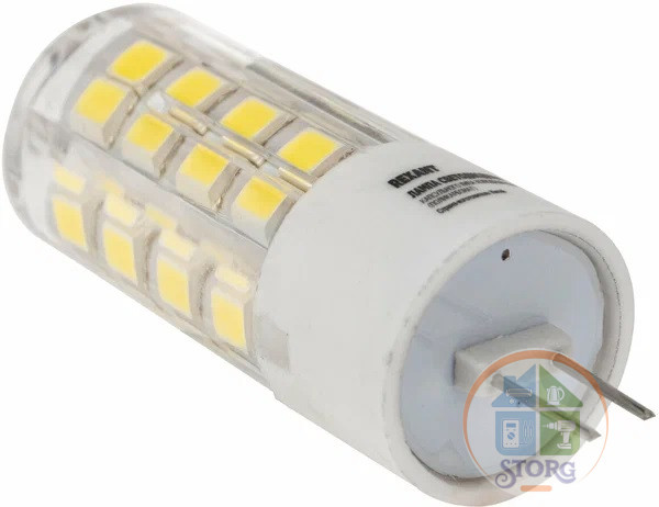 Светодиодная лампа Rexant капсульного типа JD-CORN G4 230В 5,5Вт 6500K (поликарбонат), холодный свет