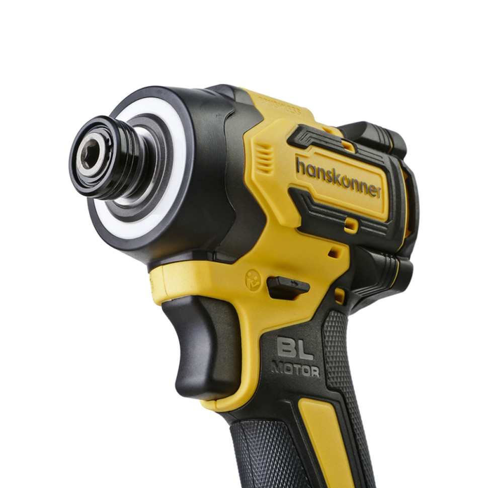 Винтоверт ударный бесщеточный Hanskonner HCD20280BLC PLATINUM, 18В, 280Нм, 1/4", 4Ач, кейс
