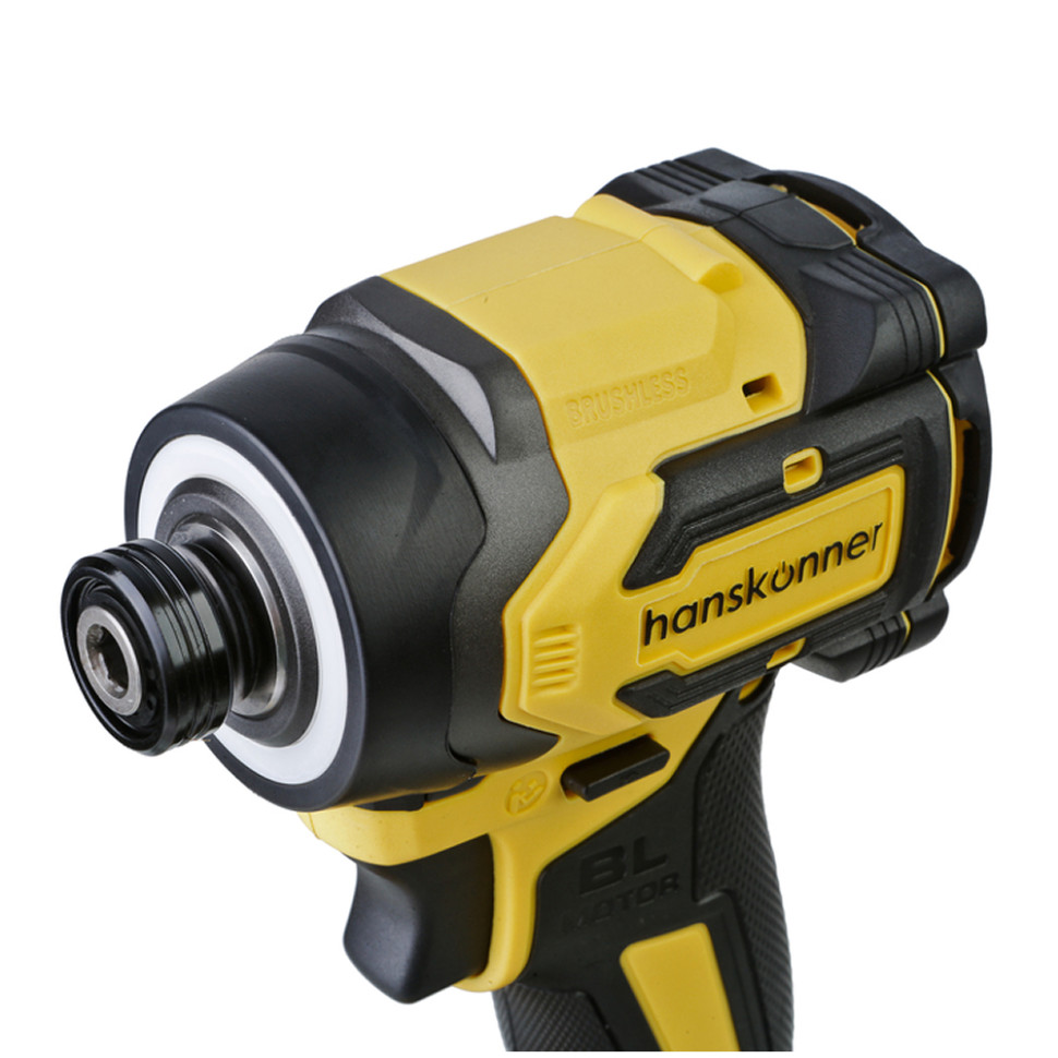 Винтоверт ударный бесщеточный Hanskonner HCD20280BLC PLATINUM, 18В, 280Нм, 1/4", 4Ач, кейс
