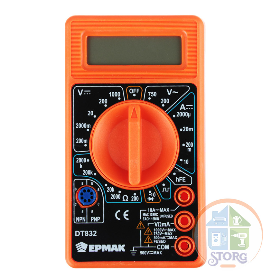Мультиметр цифровой DT-832 ЕРМАК