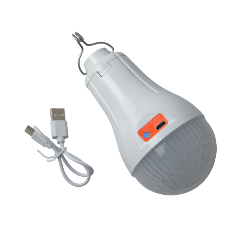 Светодиодный кемпинговый фонарь SPARTUM с солнечной панелью 1200mAh 5V Type-C