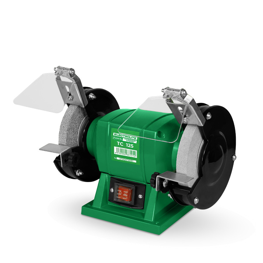 Станок точильный ELECTROLITE ТС 125, 200Вт, 2950об./мин., круг 16мм, защита экрана