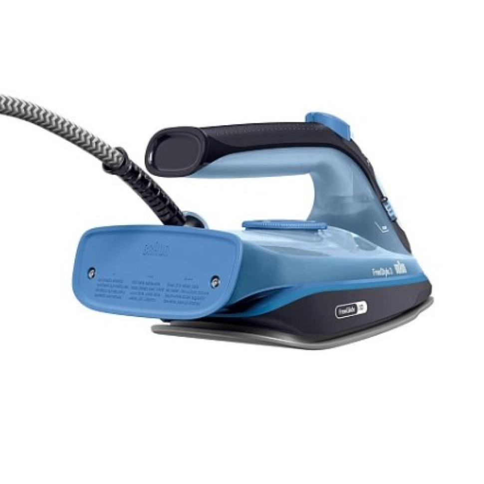 Утюг паровой BRAUN FreeStyle 3 FI 3194BK, Синий/черный, 2400 Вт, пар.удар 200 г/мин, рез-уар 270 мл
