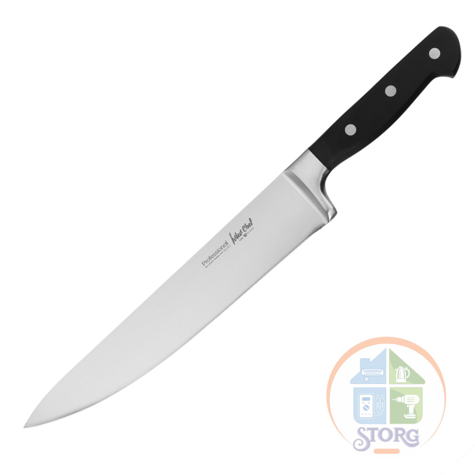 Нож кухонный шеф 25,4см, кованый, нерж.сталь Ivlev Chef Profi 5Cr15