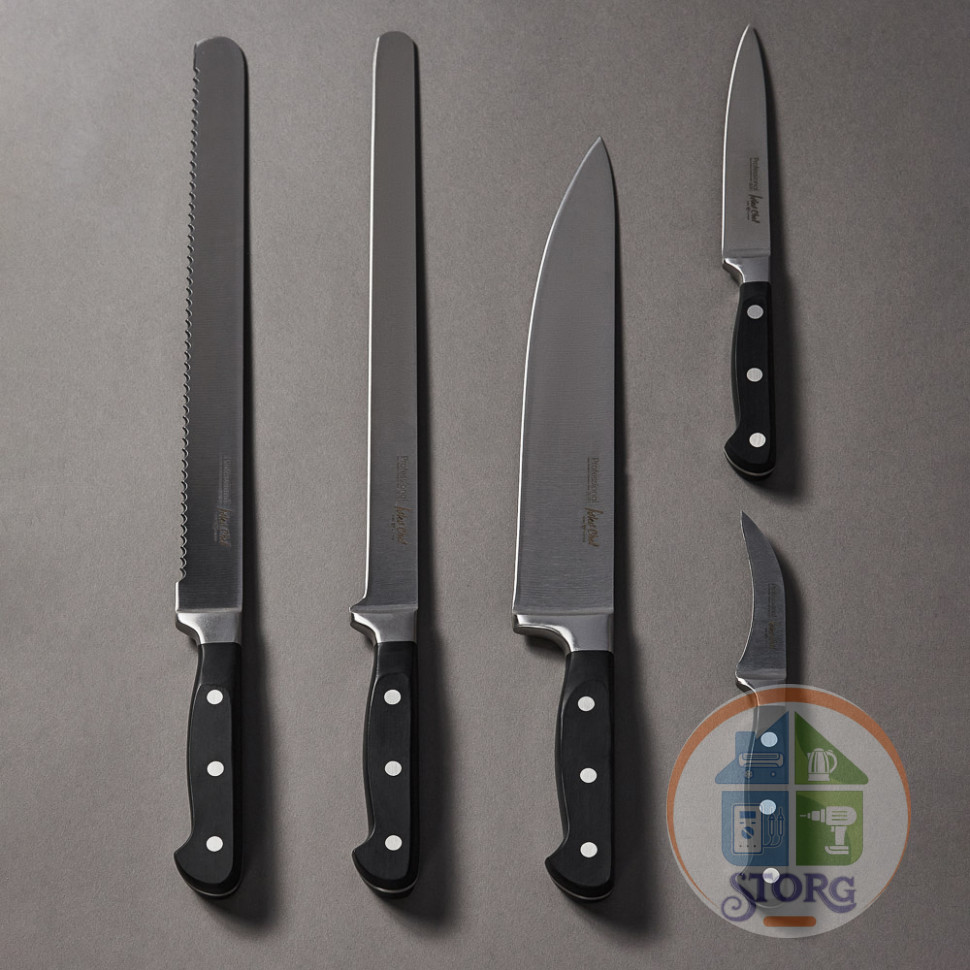 Нож кухонный шеф 25,4см, кованый, нерж.сталь Ivlev Chef Profi 5Cr15