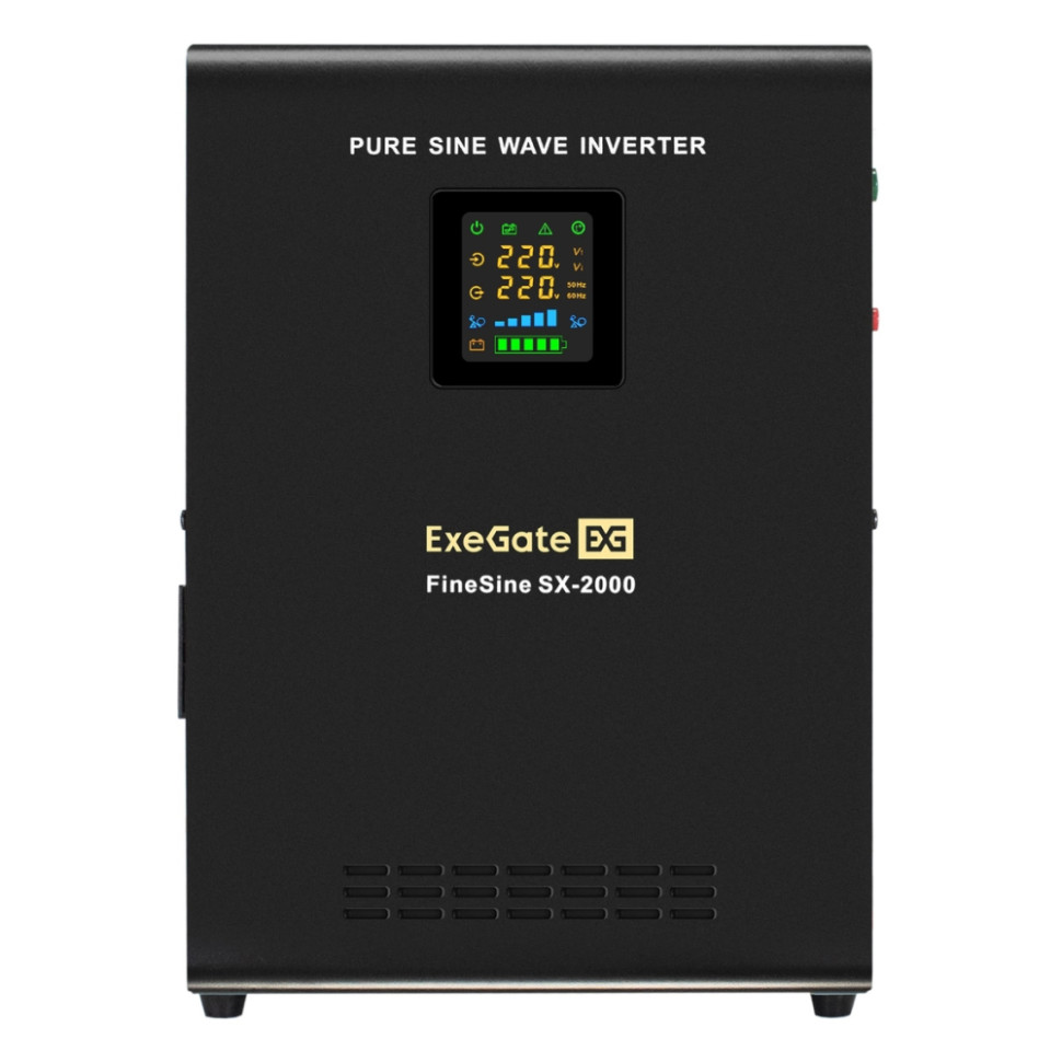 Источник бесперебойного питания ExeGate FineSine SX-2000 (инвертор, синус, для котла, настенный)