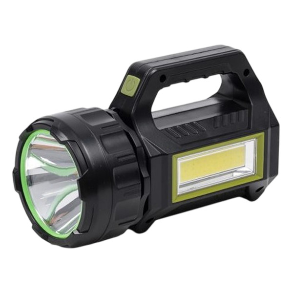 Фонарь-прожектор ручной светодиодный ИСКРА T95 OSL LED 20w+COB, солнеч.батарея, встроенный PowerBank
