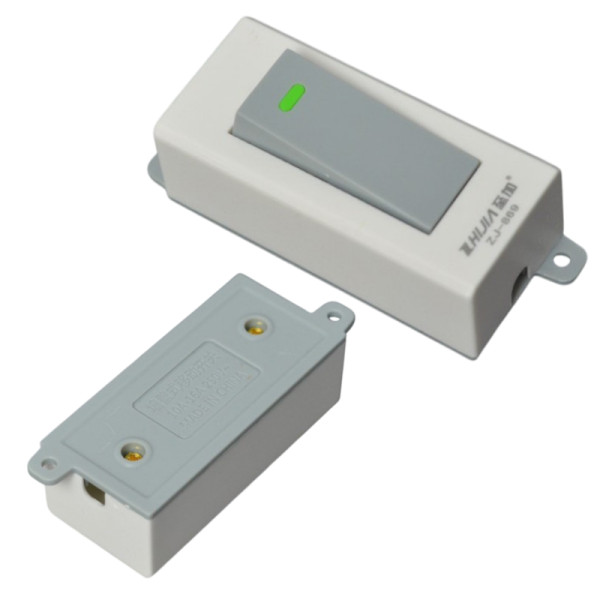 Выключатель накладной мебельный (c индикатором) 250V/10А белая (50шт)