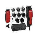Машинка для стрижки Wahl Home Pro 100 Combo черный/красный (насадок в компл:8шт)