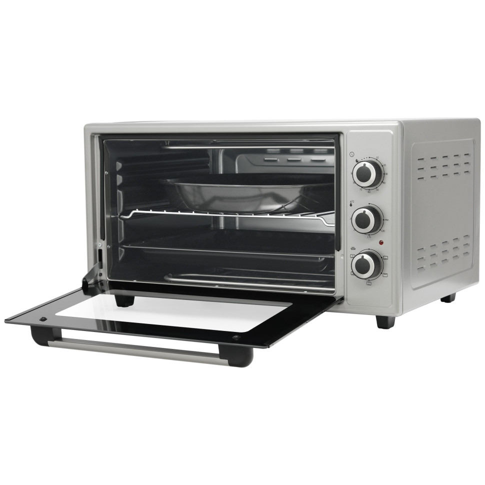 Духовой шкаф OASIS everywhere M-50CG1, Серый, 50л, 1600Вт, Конвекция, 5 реж., 50-250 °С, таймер