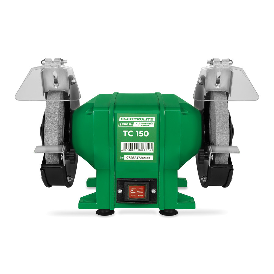Станок точильный ELECTROLITE ТС 150, 280Вт, 2950об./мин., круг 16мм, защита экрана
