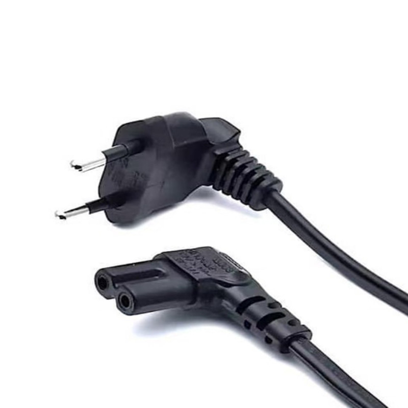Кабель сетевой LP C7 (C14) 8x8 2pin 1,5m угловая вилка (black) 10pcs Кабель сетевой LP C7 (C14) 8x8 2pin 1,5m угловая вилка (black) 10pcs