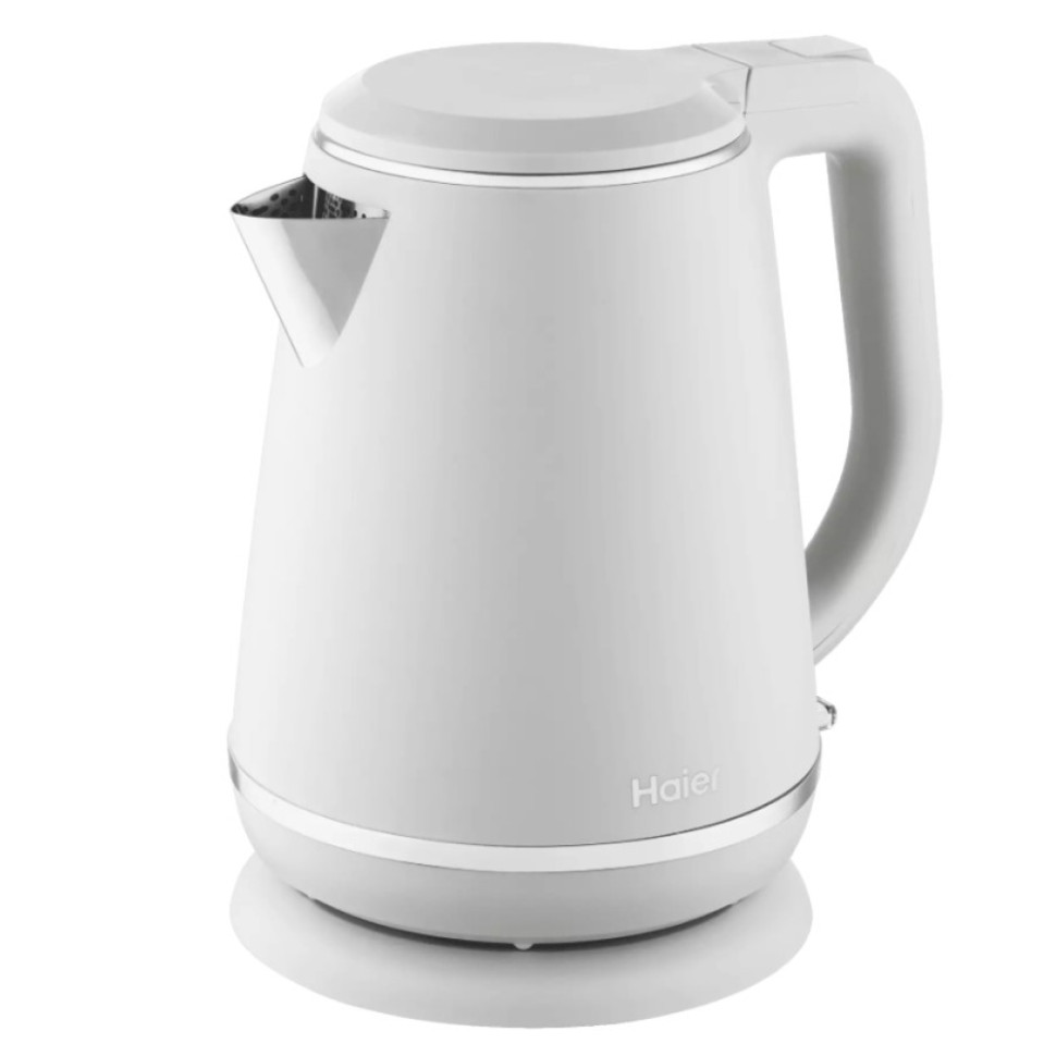 Чайник электрический Haier HK-502 (Серый, 1.5л, 3000Вт, корпус: пластик/нержавеющая сталь внутри)