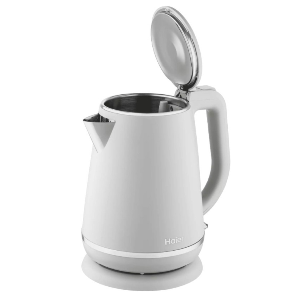 Чайник электрический Haier HK-502 (Серый, 1.5л, 3000Вт, корпус: пластик/нержавеющая сталь внутри)