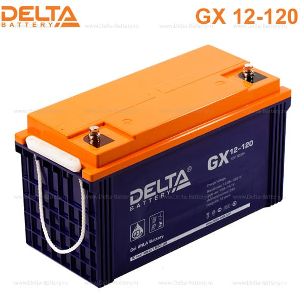 Аккумуляторная батарея DELTA GX 12-120 120Ач (801714)  GEL (композитный гель вместо электролита)