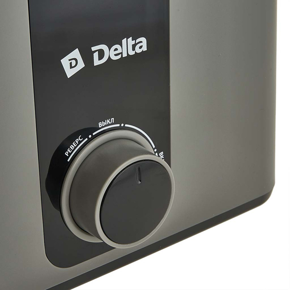 Мясорубка электрическая DELTA DL-6107M, Серый с черным, 2000Вт, 1,2кг/в мин.