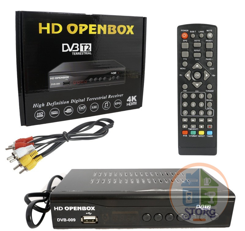 Цифровая приставка DVB-T2 GOOD OPENBOX NEW ( Мощ. проц, дисплей,МЕТАЛ корпус,HD 1080p) (гр.90дн)