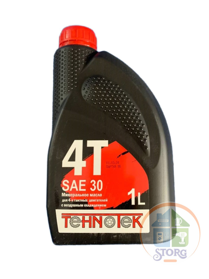 Масло минеральное Tehnotek  4-х тактное API TB, 1 л