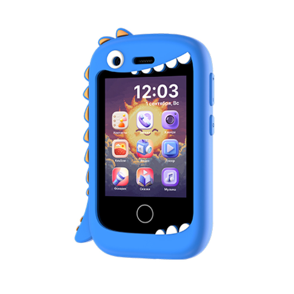 Детский смартфон Elari GamePhone 2,8″, 32Mb, 4Gb, черный/синий Детский смартфон Elari GamePhone 2,8″, 32Mb, 4Gb, черный/синий