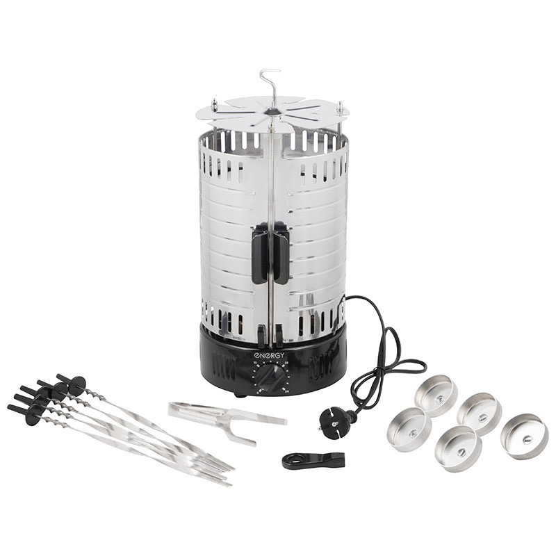 Электрошашлычница ENERGY Нева-3; Вертикальная; Мощность 1000 Вт