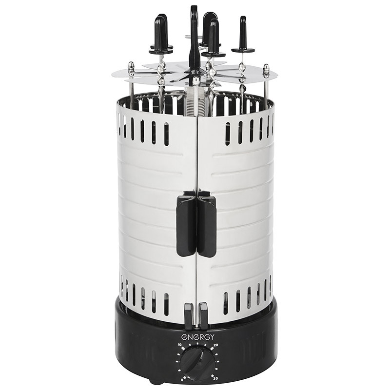 Электрошашлычница ENERGY Нева-3; Вертикальная; Мощность 1000 Вт