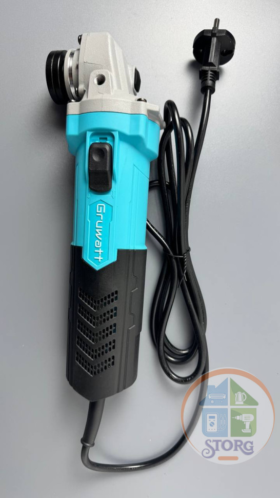 Машина угловая шлифовальная Gruwatt  AG012-SA, 1100 Вт, плавный пуск, 11000 об/ мин, функция регулировки