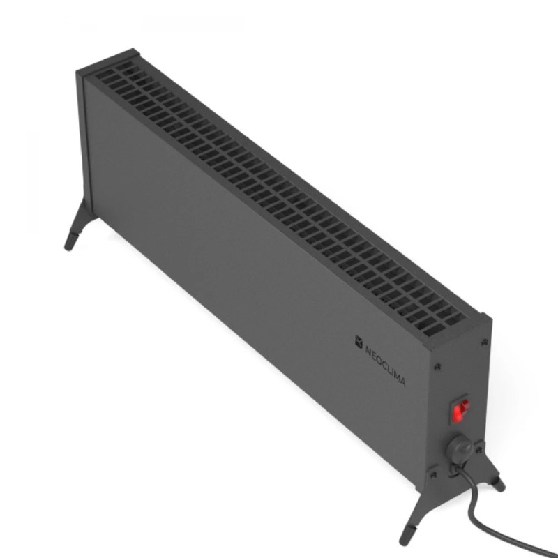 Конвектор электрический Neoclima Nano 1500B Черный, 1500 Вт, 20 м2, термостат