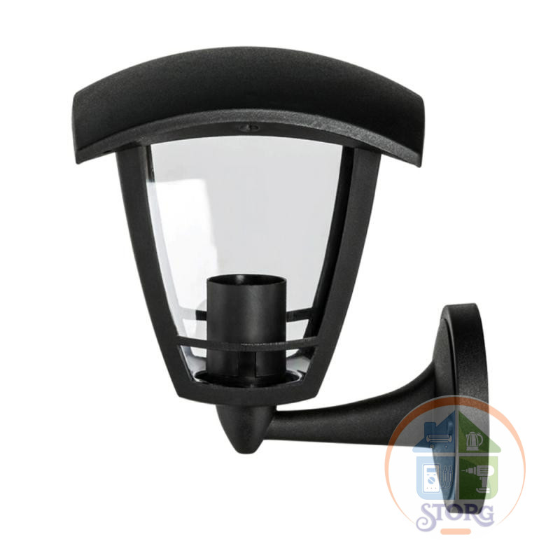 Светильник садово-парковый "Дели" бра вверх черный НБУ 07-60-001 У1