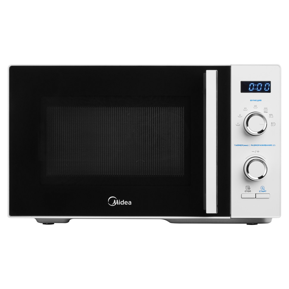 Микроволновая печь Midea AM825P2ET-W ( Белый, 25л, 800Вт/1250Вт, эмаль легкой очистки XpressClean)
