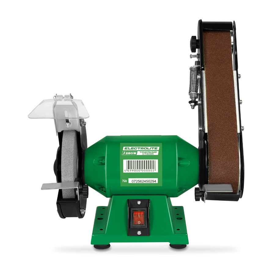 Станок точильный ELECTROLITE ТСЛ 150, ленточ. точило, абразив. круг, 280Вт, 2950об./мин Станок точильный ELECTROLITE ТСЛ 150, ленточ. точило, абразив. круг, 280Вт, 2950об./мин