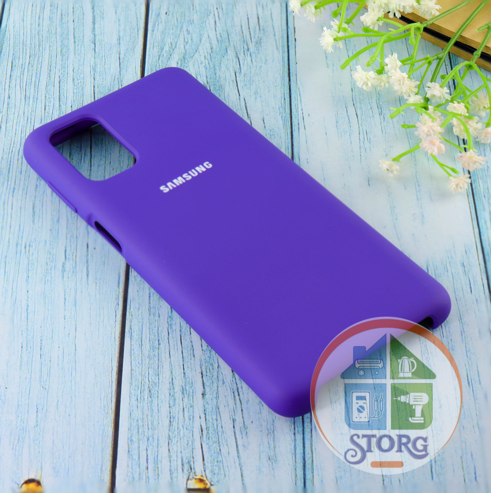 Чехол Silicone case для Samsung М31s 2020 Violet (36)