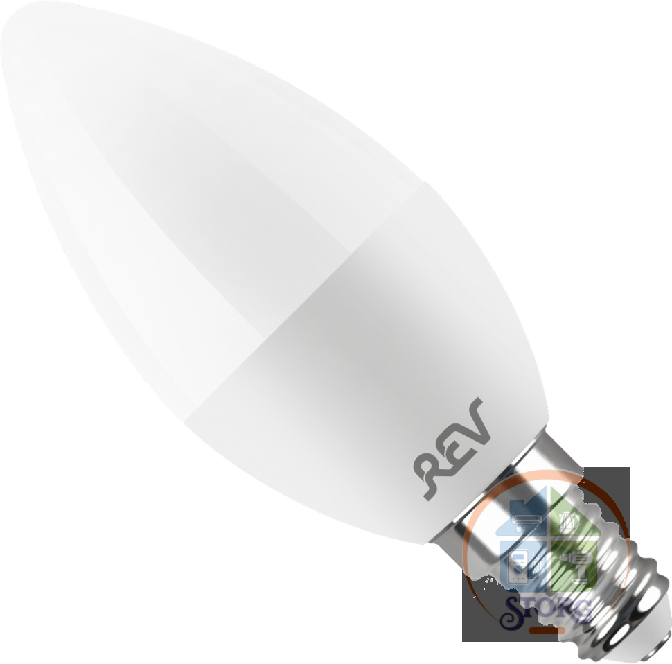 Светодиодная лампа REV LED C37 Е14 11W, 4000K, нейтральный свет