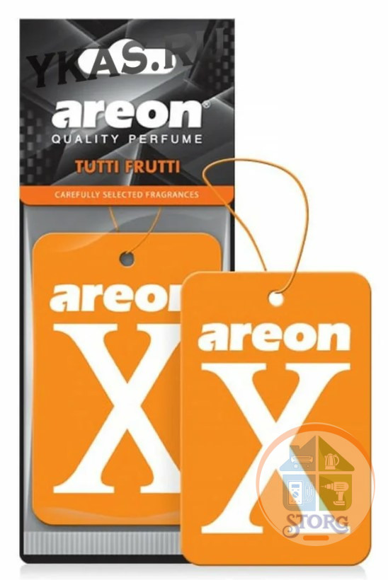 Ароматизаторы для автомобиля AREON ' X-VERSION" ORANGE- Tutti Frutti XV14