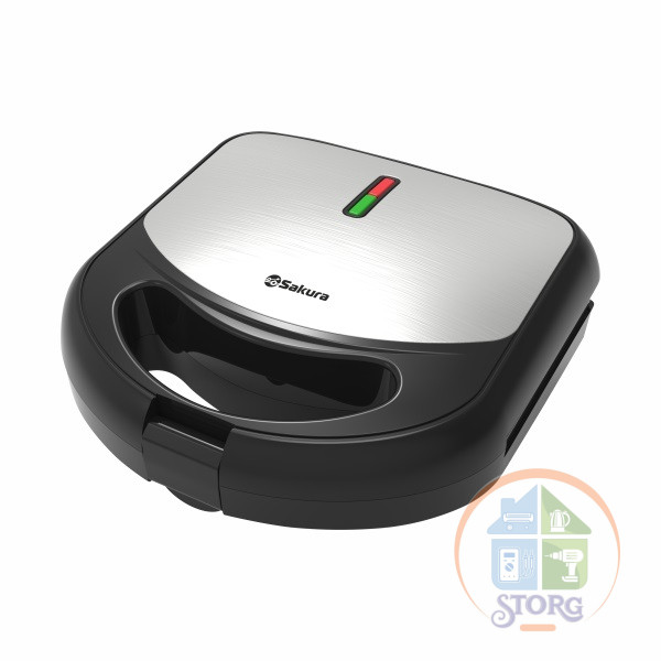 Мультигриль SAKURA SA-7428 3в1, 750Вт, антипригар.покрытие, 3 компл.съемных панелей