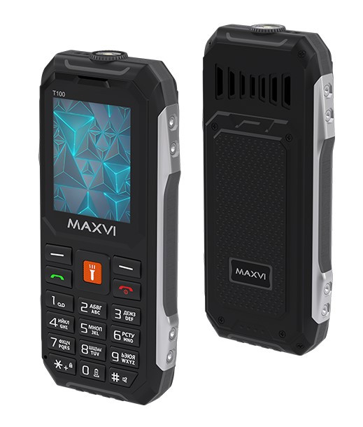 Мобильный телефон Maxvi T100 черный