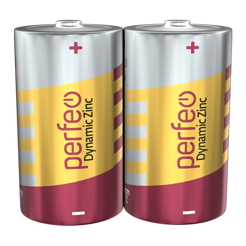 Элемент питания Perfeo R20/2SH Dynamic Zinc