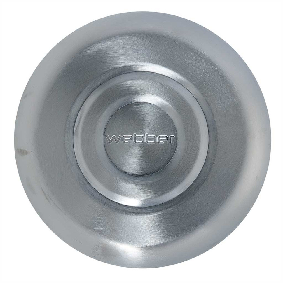 Чайник металлический со свистком WEBBER BE-0594, нерж.сталь/черный, 3л, со свистком, сатин, толщ.стали 0,6 мм