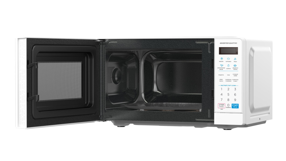 Микроволновая печь Midea EM719M2Z-W 19л. 700Вт/1020Вт белый, Эмаль легкой очистки XpressClean Микроволновая печь Midea EM719M2Z-W 19л. 700Вт/1020Вт белый, Эмаль легкой очистки XpressClean