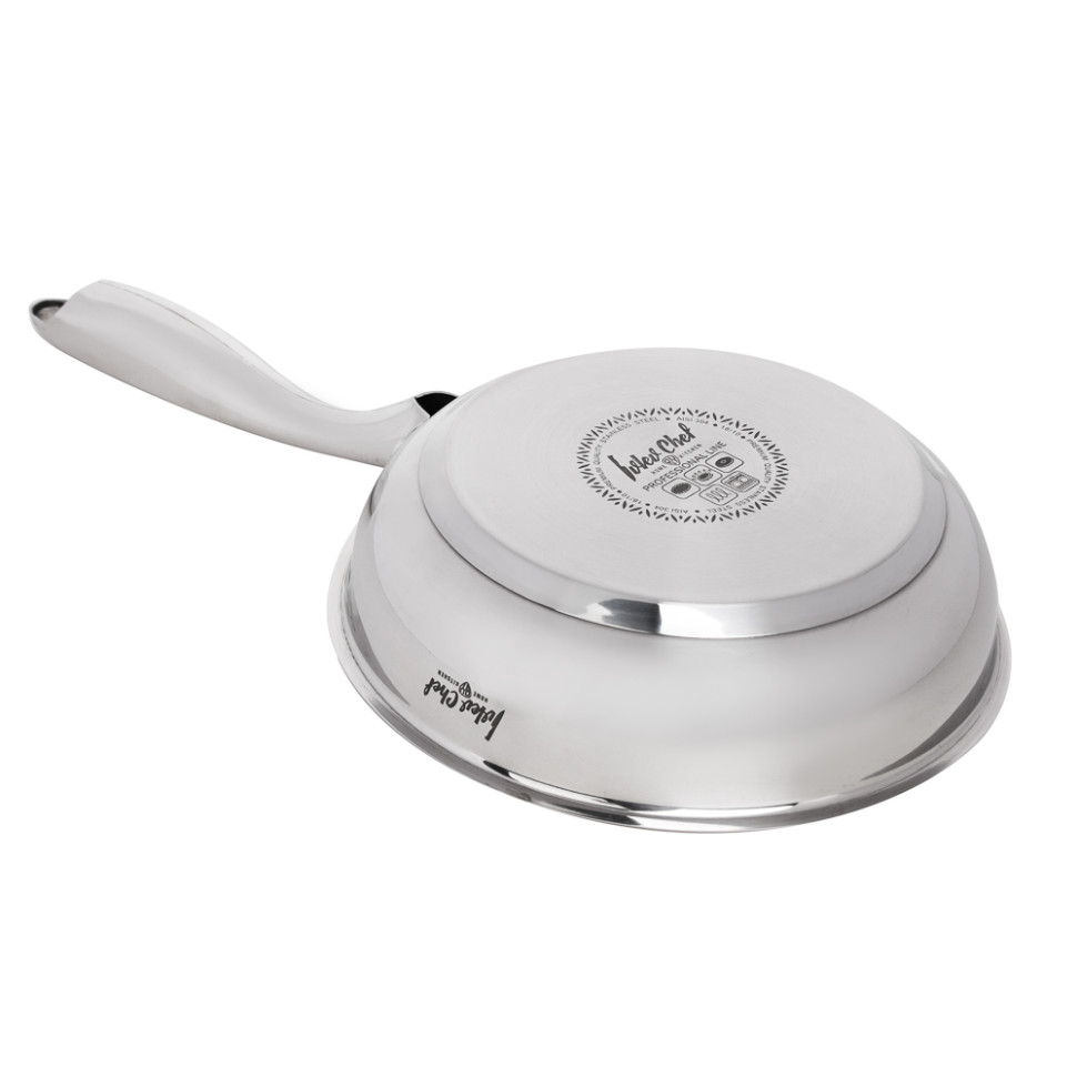 Сковорода Ivlev Chef Royal  24см, индукция, нерж.сталь 18/10