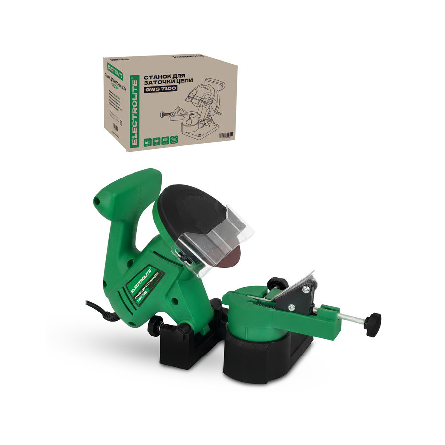 Станок для заточки цепи ELECTROLITE GWS 7100, 180Вт, 7100об./мин, посад. диам. 10мм