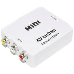 Адаптер S-TORG Mini AV/HDMI 1080p Converter to 3RCA (white)