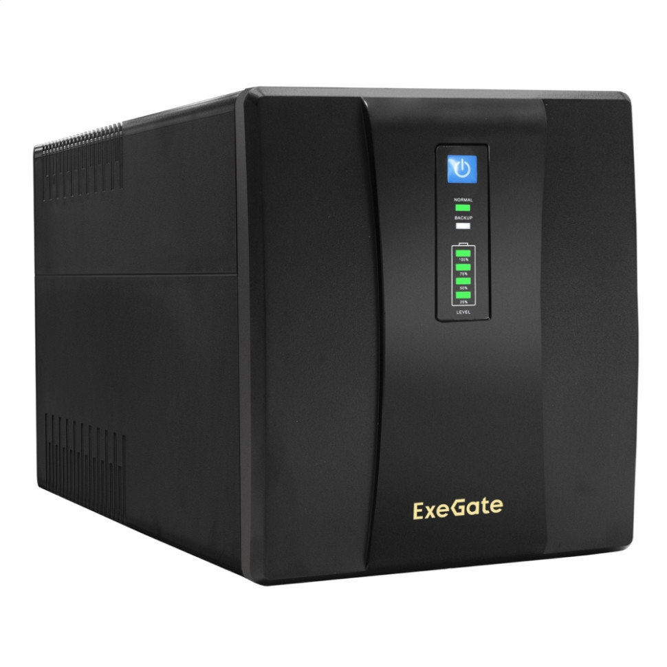 Источник бесперебойного питания ExeGate SpecialPro UNB-1600.LED.AVR.EURO.RJ, 1600ВА, 950Вт